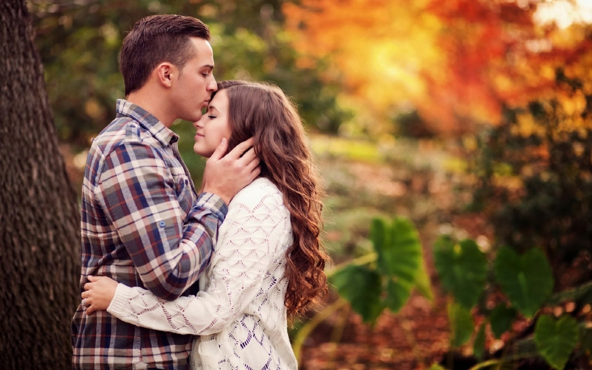 forehead kiss