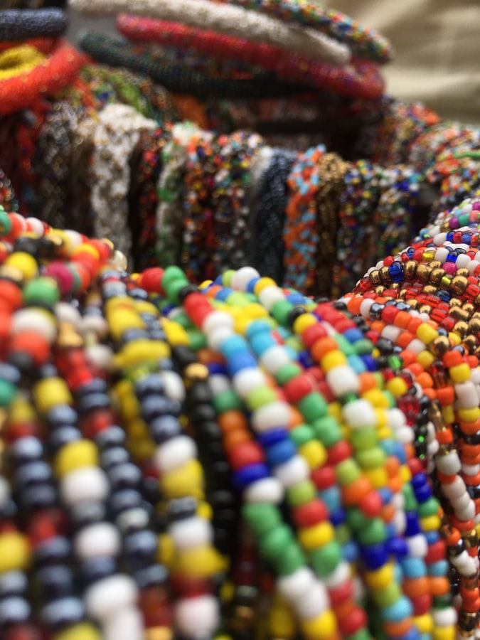 example of waist beads