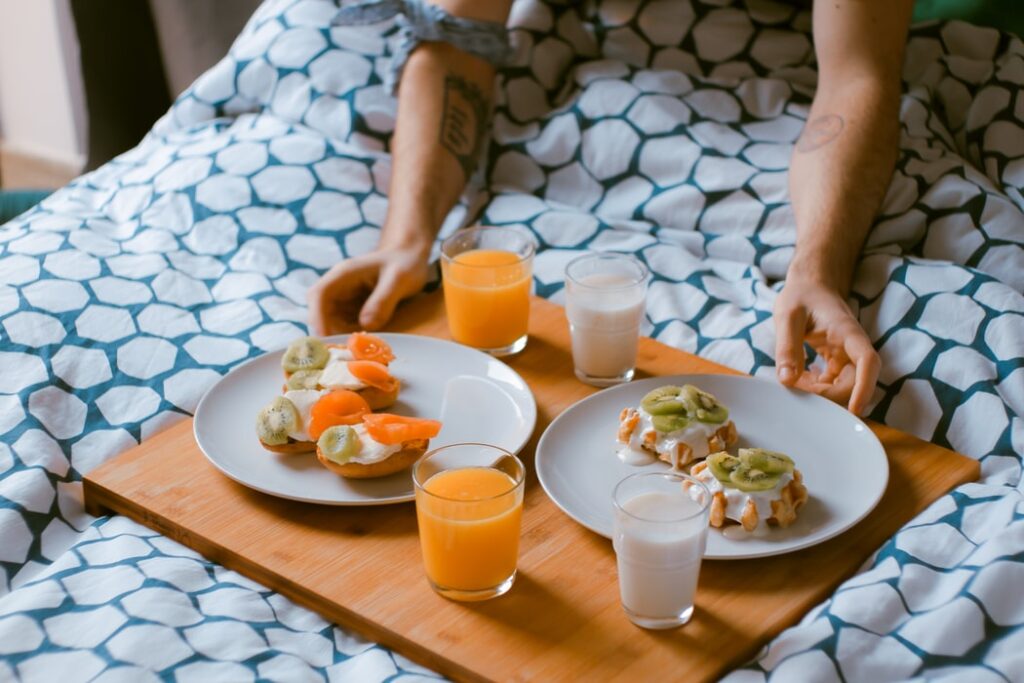 breakfast in bed