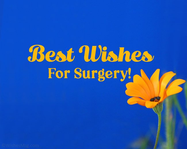 best wishes for surgery 