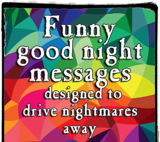 funny night wishes