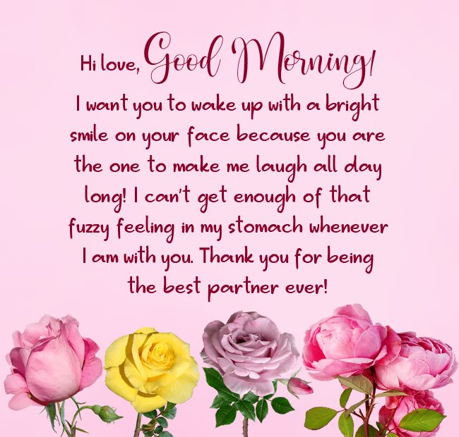 cute good morning paragraphs for him
