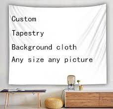 Why do people put up custom tapestries?